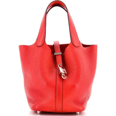 Pre-owned Hermes  Hermes Picotin Lock Bag Clemence Pm