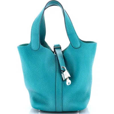 PRE-OWNED HERMES PRE-OWNED HERMES PICOTIN LOCK BAG CLEMENCE PM