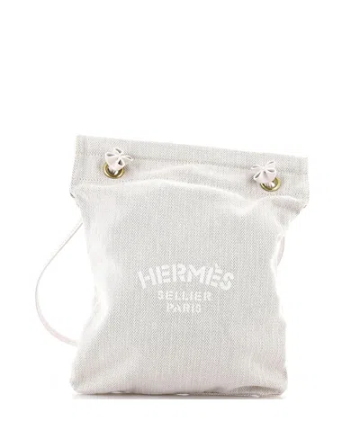 Pre-owned Pre-owned Hermes  Hermes Pm Aline Bag Toile In Neutral