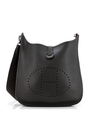 Pre-owned Pre-owned Hermes  Hermes Pm Evelyne Bag Gen I Clemence In Brown