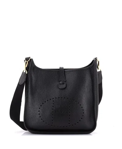 Pre-owned Pre-owned Hermes  Hermes Pm Evelyne Bag Gen Ii Clemence In Black