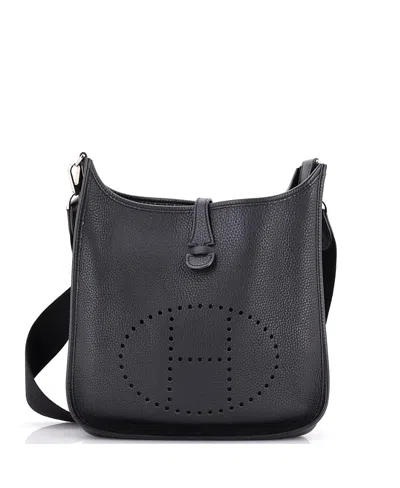 Pre-owned Pre-owned Hermes  Hermes Pm Evelyne Bag Gen Ii Clemence In Black