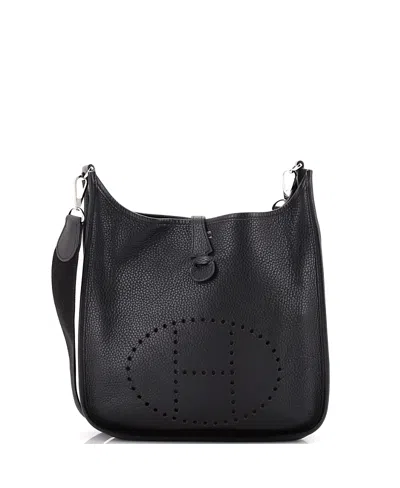 Pre-owned Pre-owned Hermes  Hermes Pm Evelyne Bag Gen Ii Clemence In Black