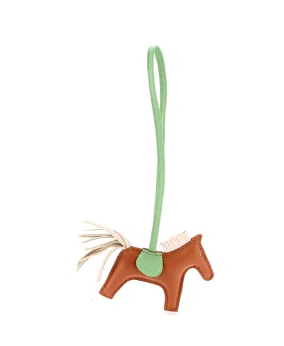 Pre-owned Pre-owned Hermes  Hermes Pm Grigri Rodeo Bag Charm Leather
