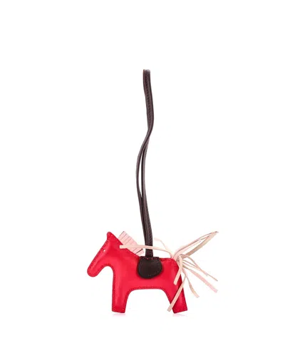 Pre-owned Pre-owned Hermes  Hermes Pm Grigri Rodeo Bag Charm Leather