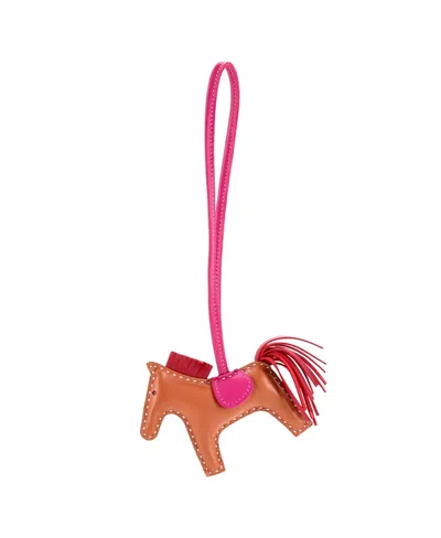 Pre-owned Pre-owned Hermes  Hermes Pm Grigri Rodeo Bag Charm Leather