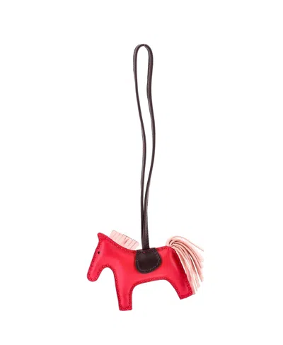Pre-owned Pre-owned Hermes  Hermes Pm Grigri Rodeo Bag Charm Leather