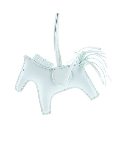 Pre-owned Pre-owned Hermes  Hermes Pm Mono-tone Grigri Rodeo Bag Charm Leather In Green