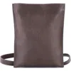 Pre-owned Hermes  Hermes Pochenplus Sling Wallet Leather In Brown