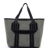 Pre-owned Hermes  Hermes Pursangle Tote Canvas With Leather In Brown