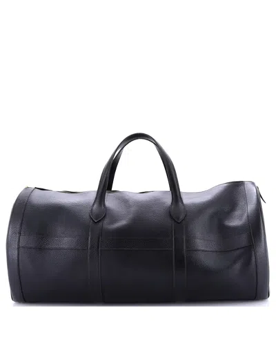 Pre-owned Pre-owned Hermes  Hermes Rd Duffle Bag Leather In Black