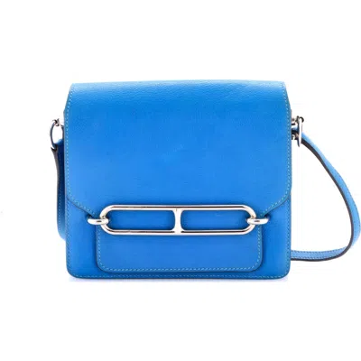 Pre-owned Hermes  Hermes Roulis Bag Evercolor 18 In Pattern