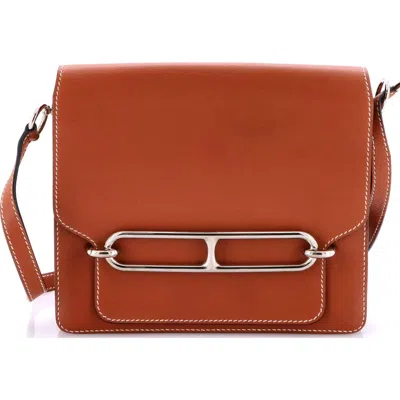 Pre-owned Hermes  Hermes Roulis Bag Evercolor 23
