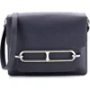 Pre-owned Hermes  Hermes Roulis Bag Evercolor 23 In Blue