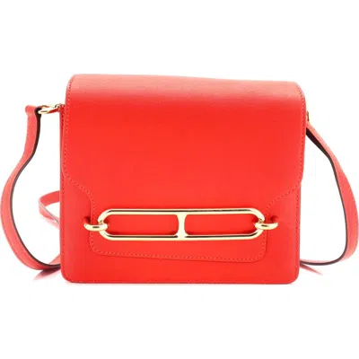 Pre-owned Hermes  Hermes Roulis Bag Swift 18 In Orange