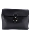 Pre-owned Hermes  Hermes Sac A Depeches Messenger Bag Evergrain 29 In Black
