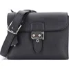 Pre-owned Hermes  Hermes Sac A Depeches Messenger Bag Togo 21 In Black