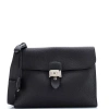 Pre-owned Hermes  Hermes Sac A Depeches Messenger Bag Togo 29 In Black