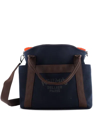 Pre-owned Pre-owned Hermes  Hermes Sac De Pansage Groom Handbag Canvas In Multi