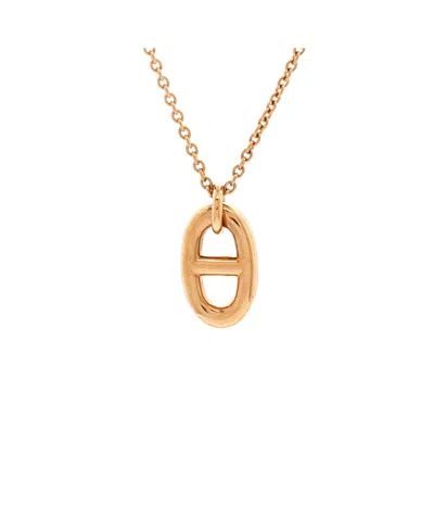 Pre-owned Pre-owned Hermes  Hermes Small Farandole Pendant Necklace 18k Rose Gold