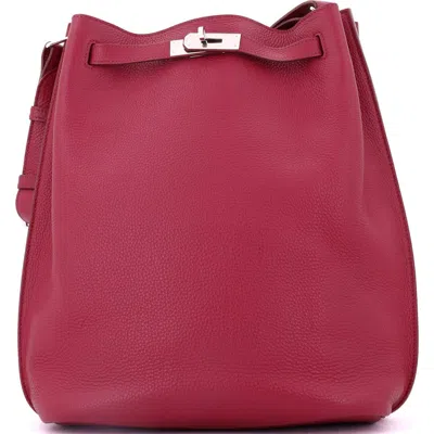 Pre-owned Hermes  Hermes So Kelly Bag Togo 26 In Red