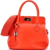 Pre-owned Hermes  Hermes Toolbox Bag Swift 26 In Orange