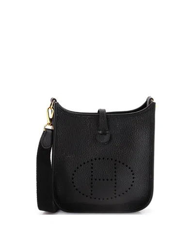 Pre-owned Pre-owned Hermes  Hermes Tpm Evelyne Bag Gen Iii Clemence In Black