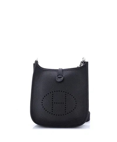 Pre-owned Pre-owned Hermes  Hermes Tpm Evelyne Bag Gen Iii Clemence In Black