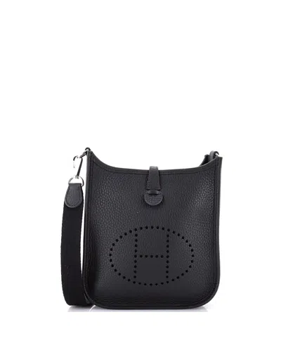 Pre-owned Pre-owned Hermes  Hermes Tpm Evelyne Bag Gen Iii Clemence In Black
