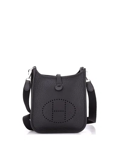 Pre-owned Pre-owned Hermes  Hermes Tpm Evelyne Bag Gen Iii Clemence In Black
