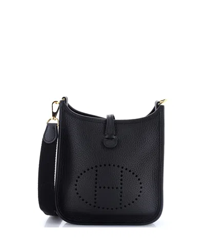 Pre-owned Pre-owned Hermes  Hermes Tpm Evelyne Bag Gen Iii Clemence In Black