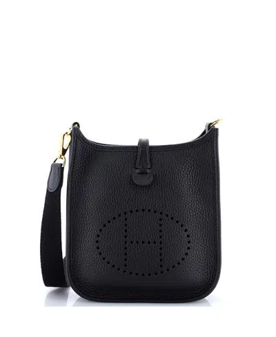 Pre-owned Pre-owned Hermes  Hermes Tpm Evelyne Bag Gen Iii Clemence In Black