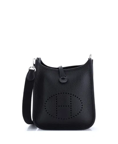 Pre-owned Pre-owned Hermes  Hermes Tpm Evelyne Bag Gen Iii Clemence In Black
