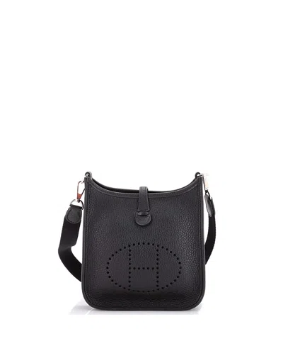 Pre-owned Pre-owned Hermes  Hermes Tpm Evelyne Bag Gen Iii Clemence In Black