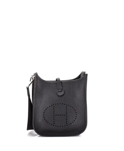 Pre-owned Pre-owned Hermes  Hermes Tpm Evelyne Bag Gen Iii Clemence In Black