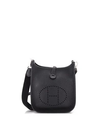 Pre-owned Pre-owned Hermes  Hermes Tpm Evelyne Bag Gen Iii Clemence In Black
