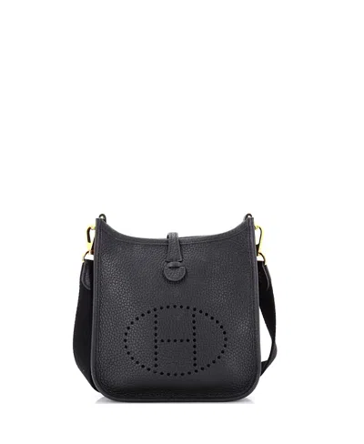 Pre-owned Pre-owned Hermes  Hermes Tpm Evelyne Bag Gen Iii Clemence In Black