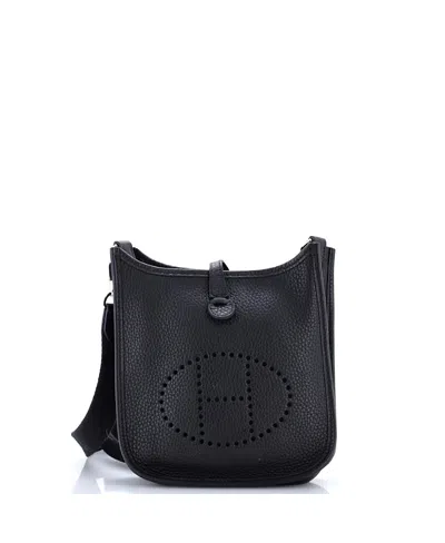 Pre-owned Pre-owned Hermes  Hermes Tpm Evelyne Bag Gen Iii Clemence In Black
