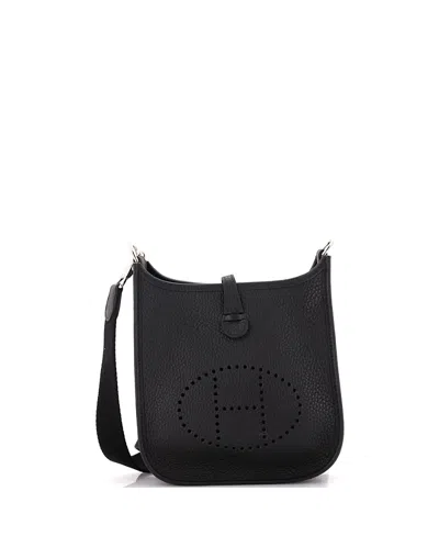 Pre-owned Pre-owned Hermes  Hermes Tpm Evelyne Bag Gen Iii Clemence In Black