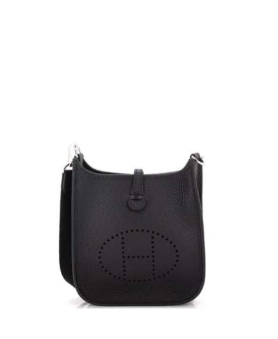 Pre-owned Pre-owned Hermes  Hermes Tpm Evelyne Bag Gen Iii Clemence In Black
