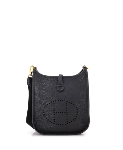 Pre-owned Pre-owned Hermes  Hermes Tpm Evelyne Bag Gen Iii Clemence In Black