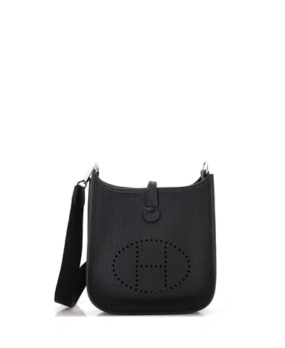 Pre-owned Pre-owned Hermes  Hermes Tpm Evelyne Bag Gen Iii Clemence In Black