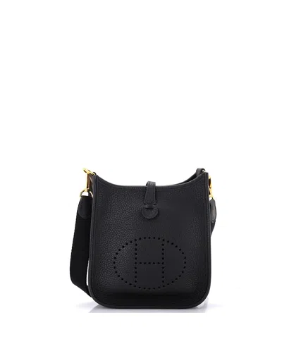 Pre-owned Pre-owned Hermes  Hermes Tpm Evelyne Bag Gen Iii Clemence In Black