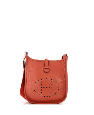 Pre-owned Pre-owned Hermes  Hermes Tpm Evelyne Bag Gen Iii Clemence In Brown