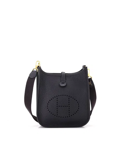 Pre-owned Pre-owned Hermes  Hermes Tpm Evelyne Bag Gen Iii Clemence In Gray