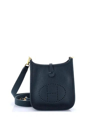 Pre-owned Pre-owned Hermes  Hermes Tpm Evelyne Bag Gen Iii Clemence In Green
