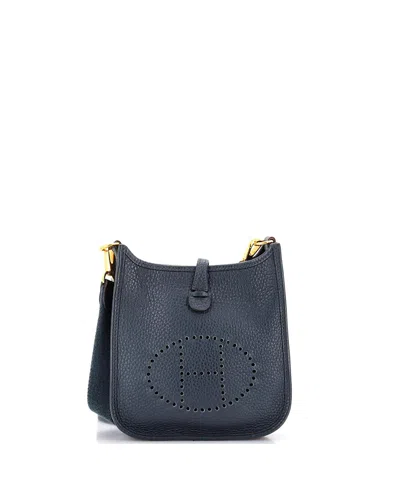 Pre-owned Pre-owned Hermes  Hermes Tpm Evelyne Bag Gen Iii Clemence In Green