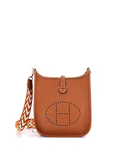 Pre-owned Pre-owned Hermes  Hermes Tpm Evelyne Bag Gen Iii Maurice In Brown