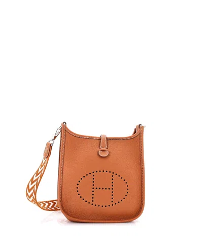 Pre-owned Pre-owned Hermes  Hermes Tpm Evelyne Bag Gen Iii Maurice In Brown