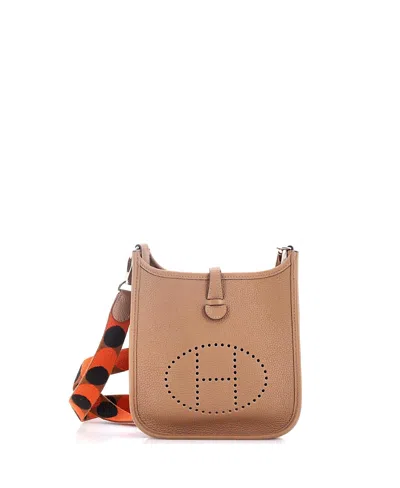 Pre-owned Pre-owned Hermes  Hermes Tpm Evelyne Bag Gen Iii Maurice In Neutral